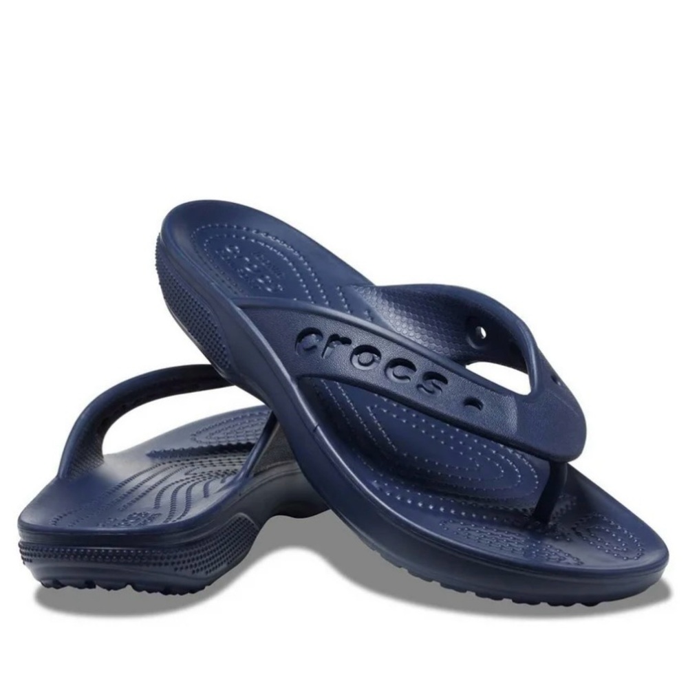 NWT CROCS Baya II Flip Flops Men’s Size 10 in Navy Blue